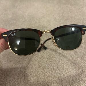 Ray-Ban Tortoise and Gold Sunglasses
